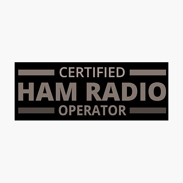 Item preview, Certified Ham Radio Operator 1 - Ham Radio designed and sold by Tatzki-Design.