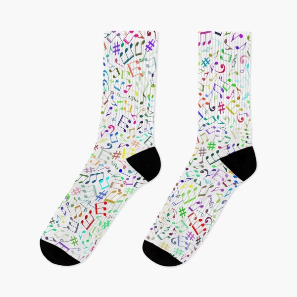 Item preview, rainbow music notes rockstar  designed and sold by Gossip Rag.