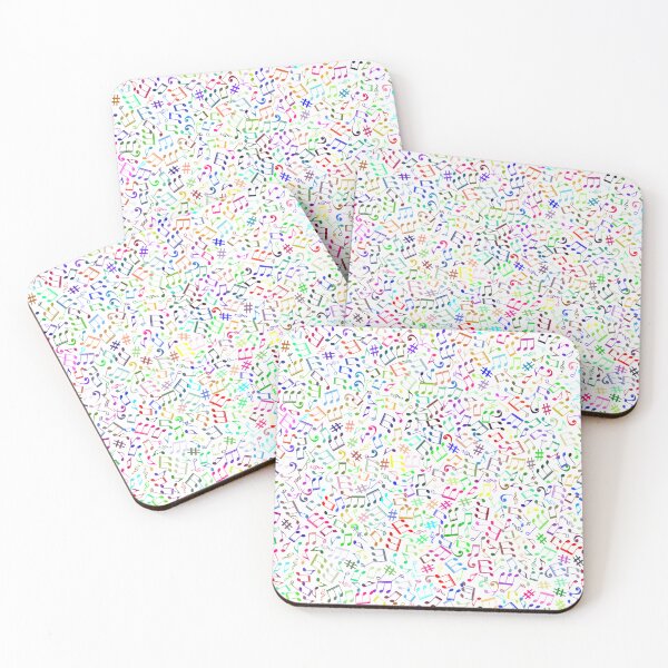 Item preview, rainbow music notes rockstar  designed and sold by Gossip Rag.