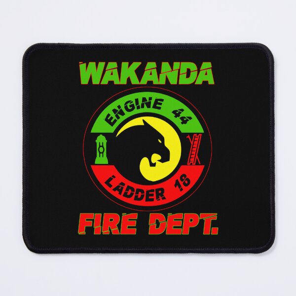Item preview, Wakanda Fire Department   Engine 44  Ladder 18  by JaySinMyers   designed and sold by alsarosShop.