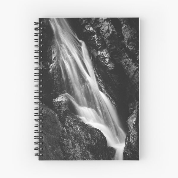 Item preview, Black and white waterfall in Hell Gorge, Slovenia designed and sold by Patrik Lovrin.