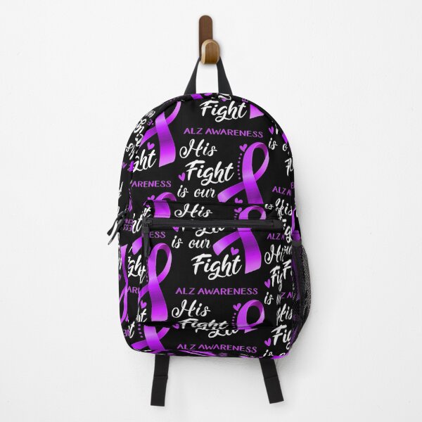 Item preview, Alzheimer Awareness His Fight is Our Fight ALZ Awareness Support ALZ Warrior Gifts designed and sold by heckforddewey.