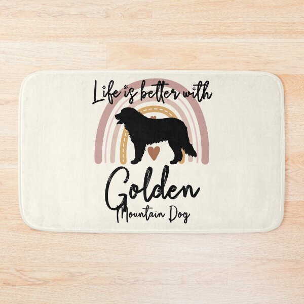 Item preview, Golden Mountain dog Rainbow Aesthetic Boho designed and sold by rafaeltto.