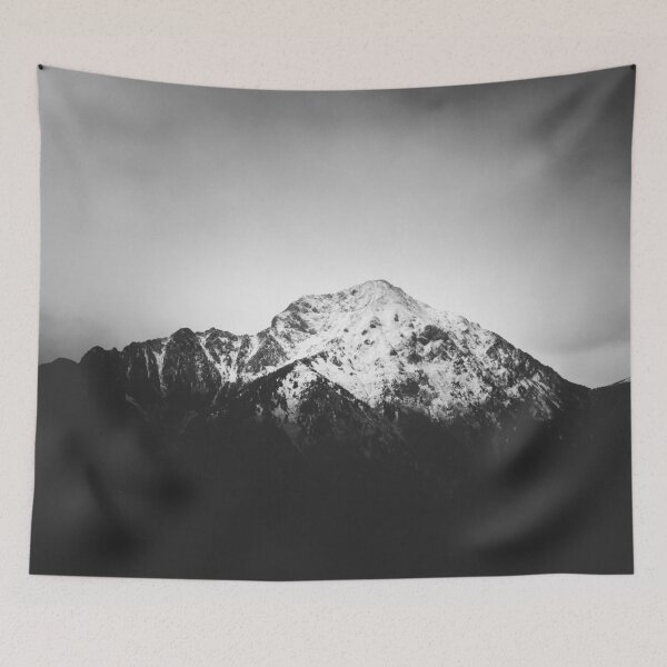 Item preview, Black and white snowy mountain designed and sold by Patrik Lovrin.