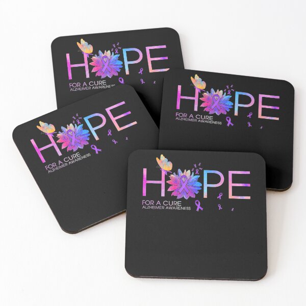 Item preview, Alzheimer Awareness Hope For A Cure Alzheimer Awareness Flower Butterfly Gift designed and sold by heckforddewey.