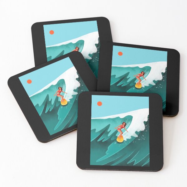Item preview, Wall Art Paradise Adventure Surfing Bliss Ocean Coast Summer Vibes designed and sold by bhattiyustn.