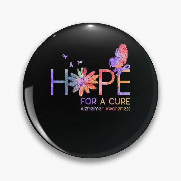 Item preview, Alzheimer Awareness Hope For A Cure Alzheimer Awareness Flower Gift designed and sold by heckforddewey.