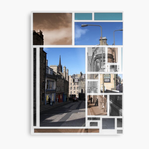 Candlemakers Row in Edinburgh Metal Print