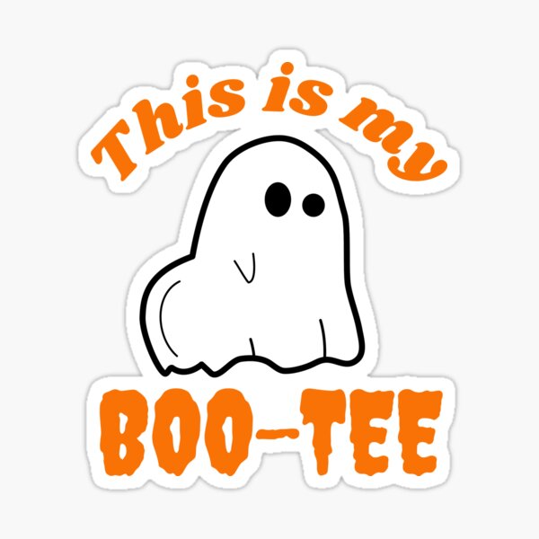 Boo-tee | Cute Ghost Halloween Sticker
