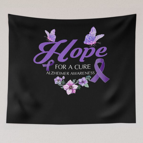 Item preview, Alzheimer Awareness Hope For A Cure Alzheimer Awareness Flower Gift designed and sold by heckforddewey.