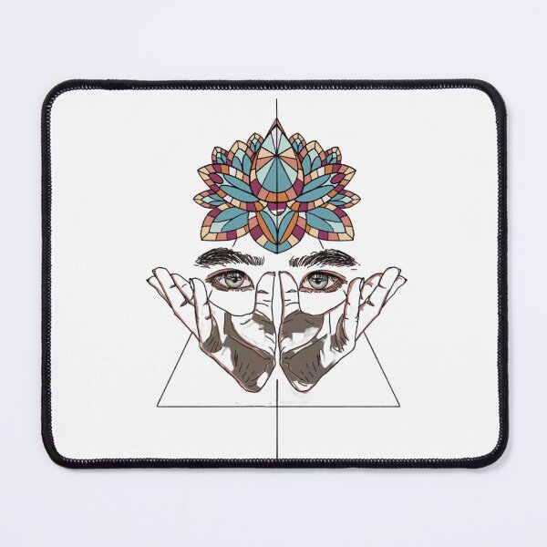 Item preview, Stained glass lotus designed and sold by mysticallyprint.