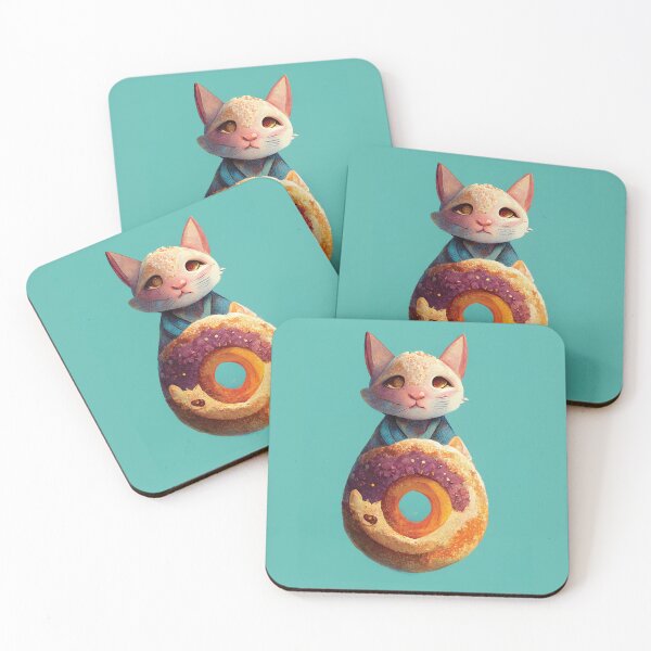 Item preview, Cute Funny Donut Cat designed and sold by Pet Shelter.