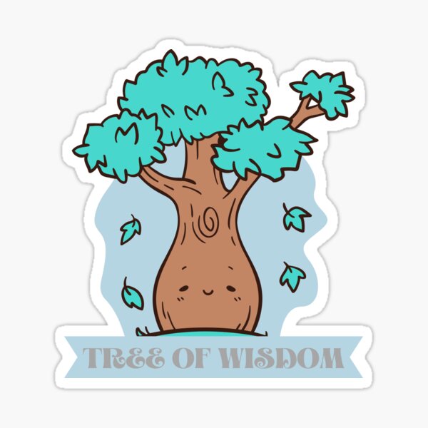 Buff Wise Mystical Tree Meme Magnet for Sale by Rezzhul