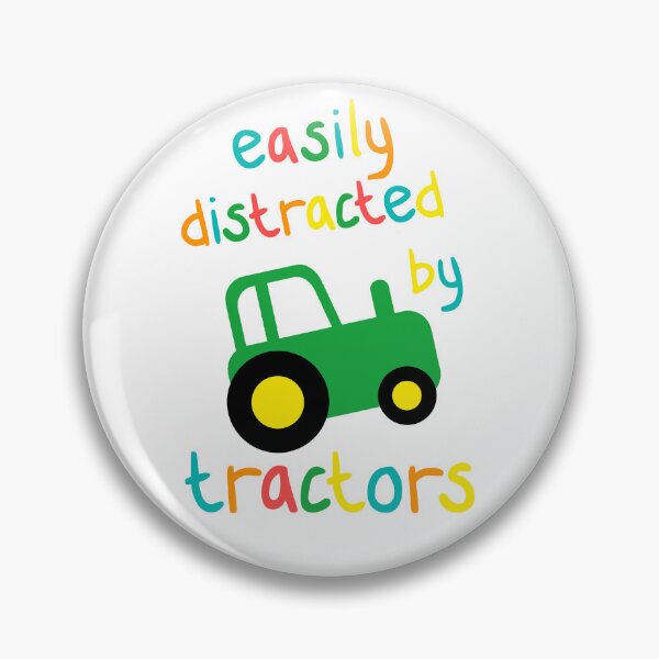 Item preview, Easily Distracted by Tractors t shirts boys designed and sold by thebeardedscot.