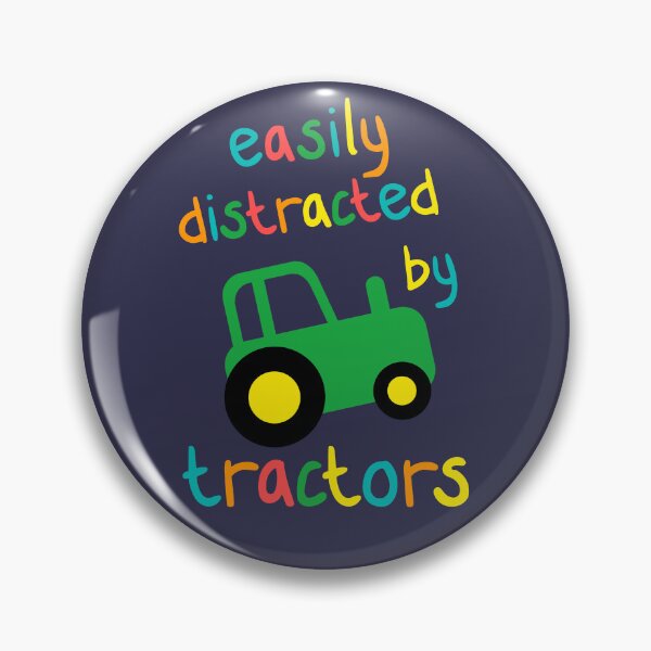 Item preview, Easily Distracted by Tractors t shirts boys designed and sold by thebeardedscot.