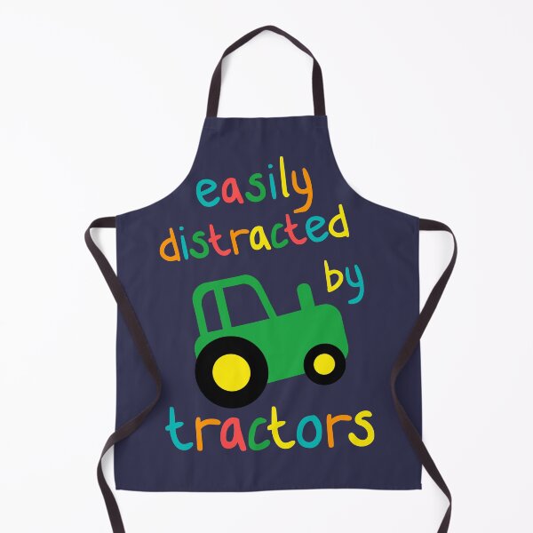 Item preview, Easily Distracted by Tractors t shirts boys designed and sold by thebeardedscot.