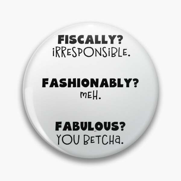 Item preview, fiscal, fashionable, fabulous? designed and sold by MagpieMuddles.