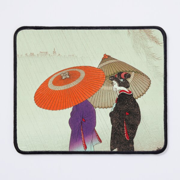 Item preview, Two Women in the Rain by Ohara Koson; Japanese art classic designed and sold by mbuz90.