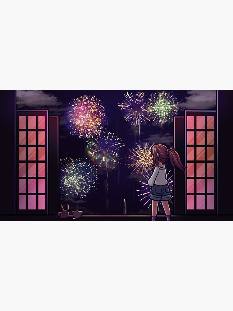 Thumbnail 3 of 3, Sticker, Bakery Babies: Summer Fireworks designed and sold by BakeryBabies.