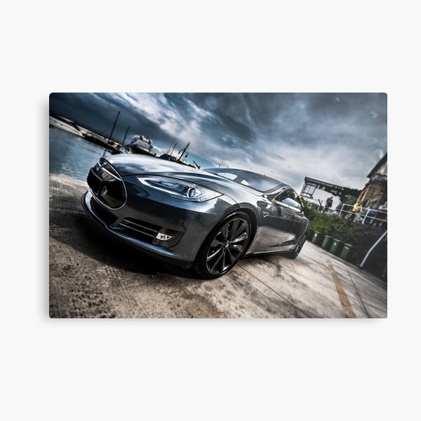 Beauty of Tesla S Metal Print