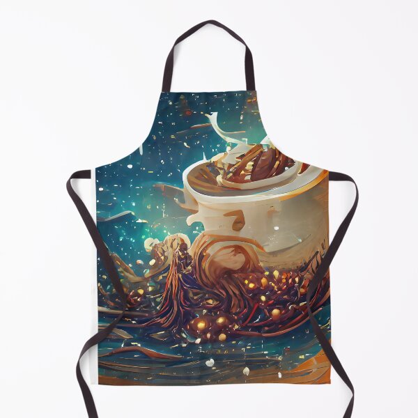 Item preview, The Coffee Starry Teal ocean| starry night designed and sold by PsychicLove.