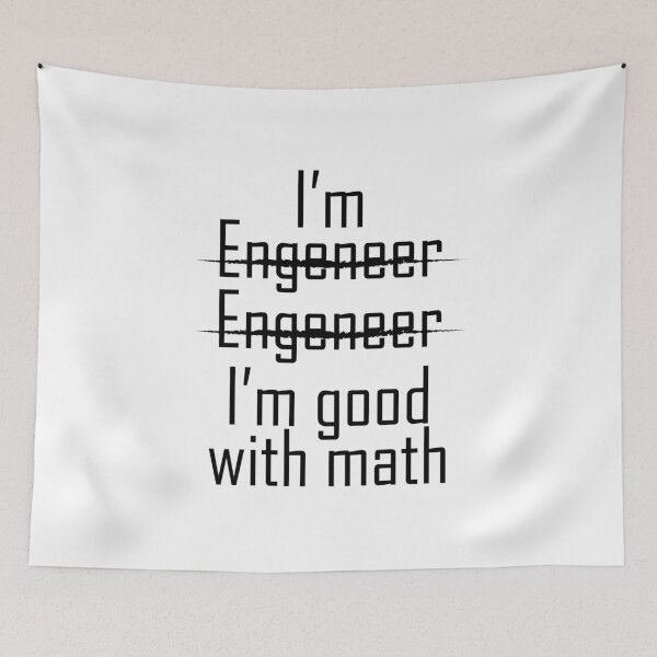 Item preview, Good At Math Engineer  Funny Engineer designed and sold by Seas Wanda.