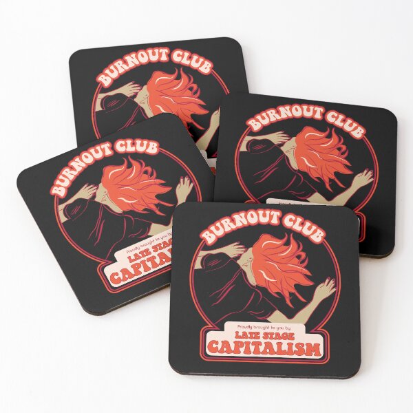 Item preview, Burnout Club proudly brought to you by Late Stage Capitalism - Retro Snark designed and sold by Good-Politics.