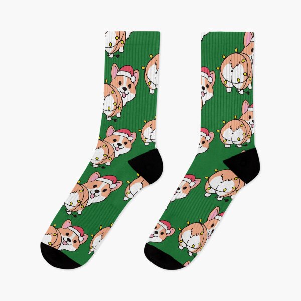 Aperçu de l'œuvre T-shirt de Noël Corgi créée et vendue par Dargiula.