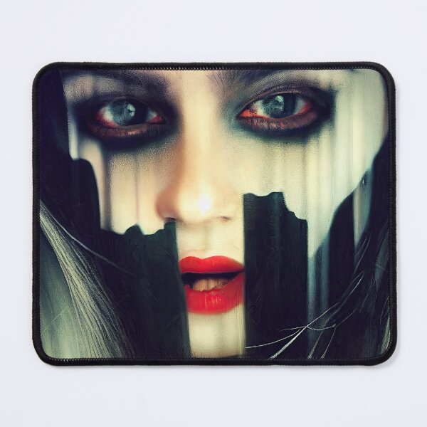 Item preview, Woman face portrait in paint look designed and sold by mrlongfield.