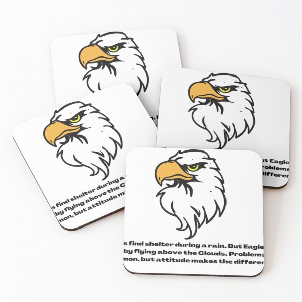 Item preview, All Birds find shelter during a rain. But Eagle avoids rain by flying above the Clouds. Problems are common, but attitude makes the difference!!! designed and sold by digitallyyour.