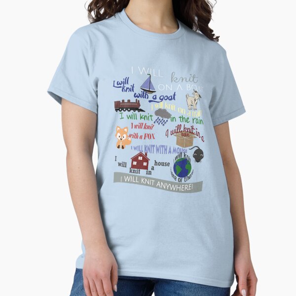 Item preview, Knitting Products: I Will Knit on a Boat   designed and sold by TDK Enterprises.