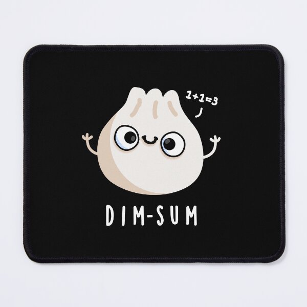 Item preview, Dim-sum Funny Dimsum Math Puns (Dark BG) designed and sold by punnybone.