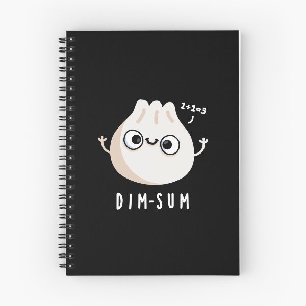 Item preview, Dim-sum Funny Dimsum Math Puns (Dark BG) designed and sold by punnybone.