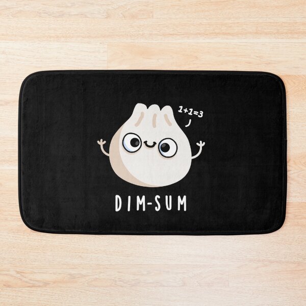 Item preview, Dim-sum Funny Dimsum Math Puns (Dark BG) designed and sold by punnybone.