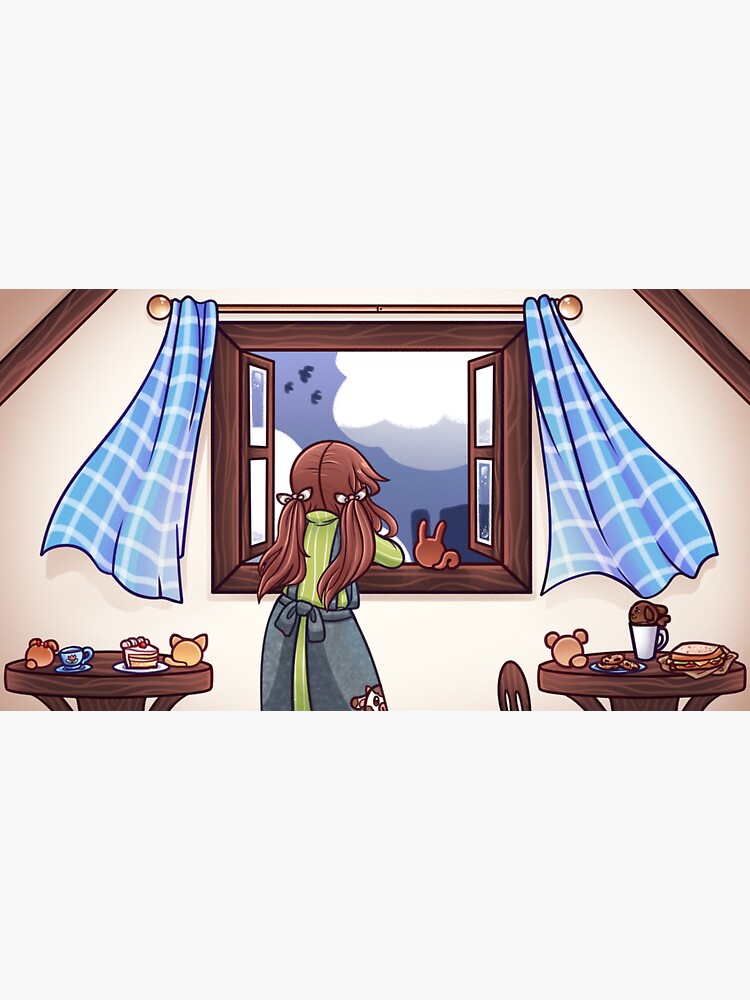Thumbnail 3 of 3, Sticker, Bakery Babies: Cloudy Café designed and sold by BakeryBabies.