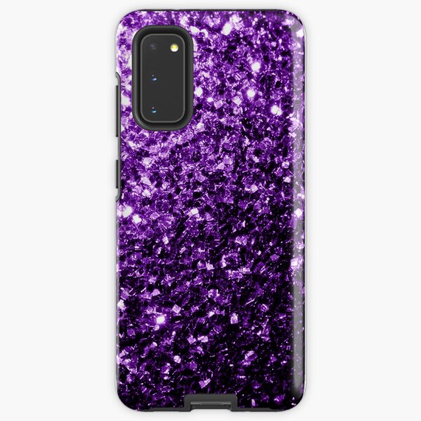 Beautiful Dark Purple glitter sparkles Samsung Galaxy Tough Case