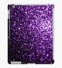 Beautiful Dark Purple glitter sparkles iPad Case/Skin