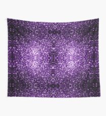 Beautiful Dark Purple glitter sparkles Wall Tapestry