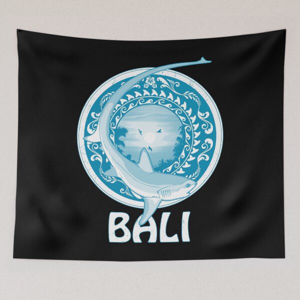 Item preview, Thresher Shark Bali Indonesia designed and sold by NicGrayGraphic.