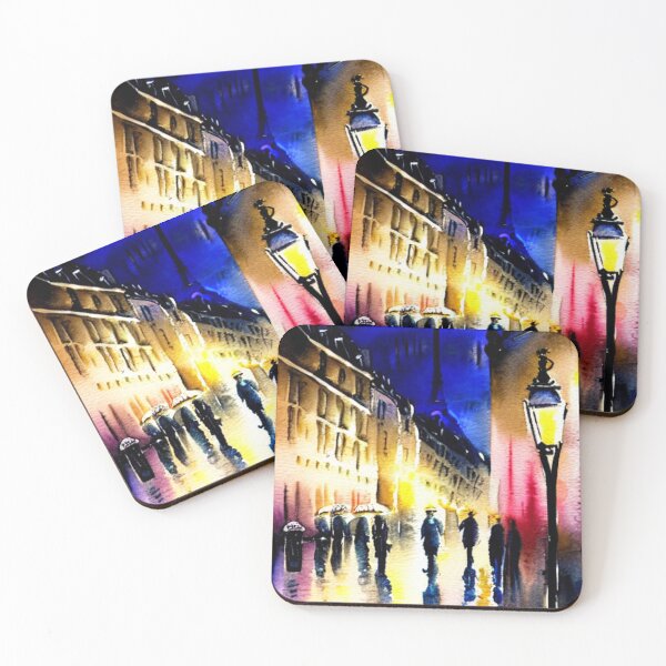 Item preview, Rainy night in Paris  designed and sold by BerylBez.