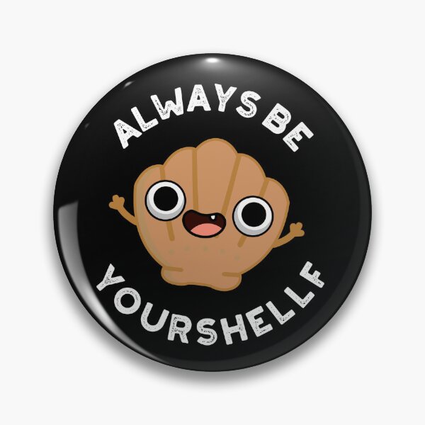 Item preview, Always Be Your-shellf Funny Sea Shell Puns (Dark BG) designed and sold by punnybone.