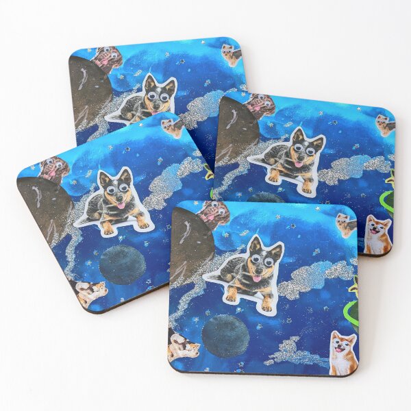 Item preview, Galactic Doggos designed and sold by Blue Tangerine By Piper Wright.