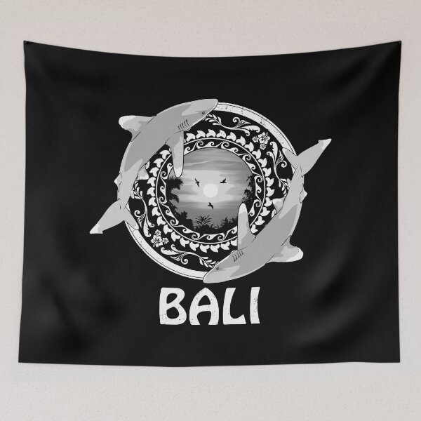 Item preview, Oceanic Whitetip Shark Bali Indonesia designed and sold by NicGrayGraphic.