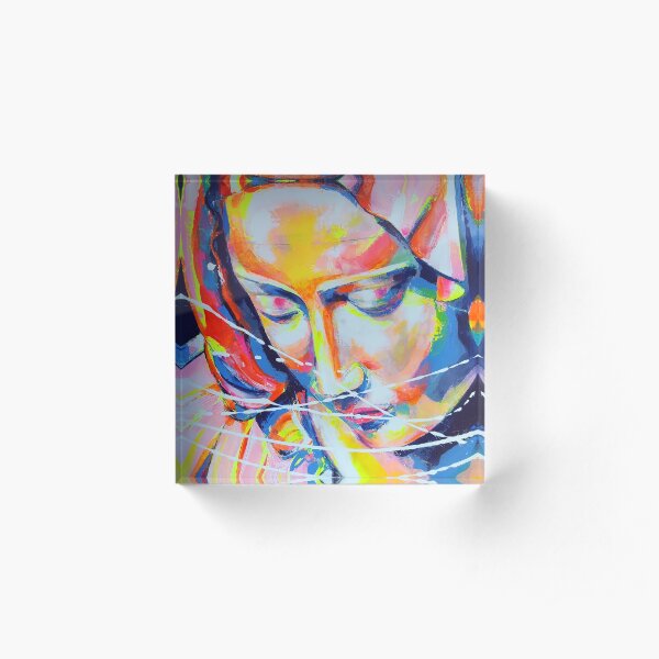 La Pieta inspirée de Michel-Ange Artpainting Acrylic Block