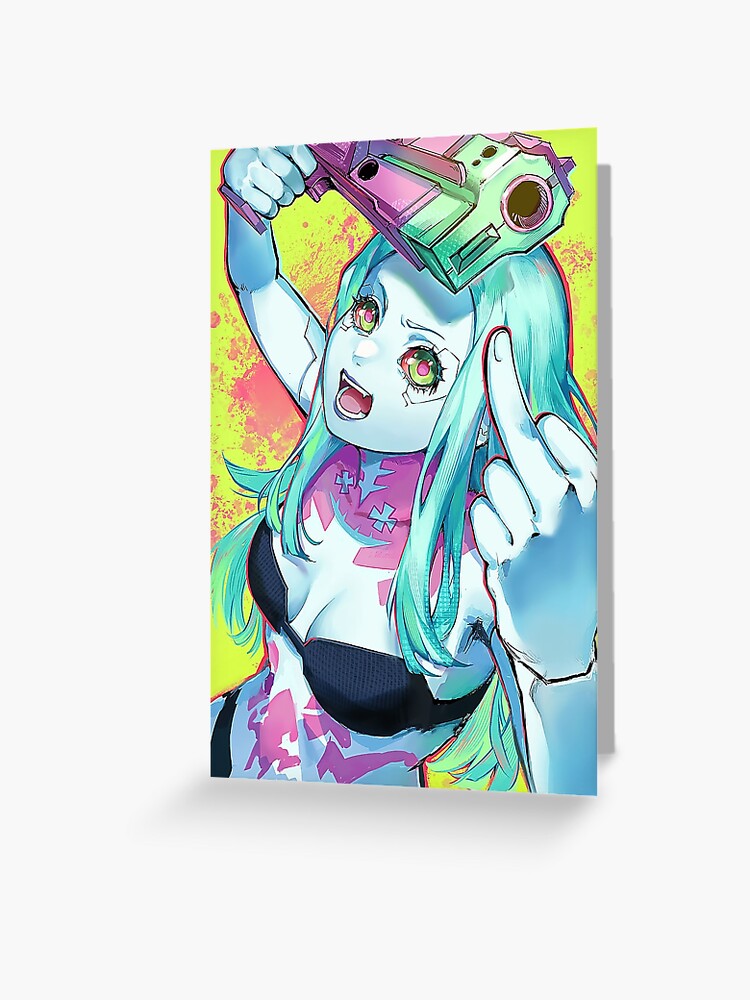 Cyberpunk Edgerunners - Rebecca  Greeting Card for Sale by The