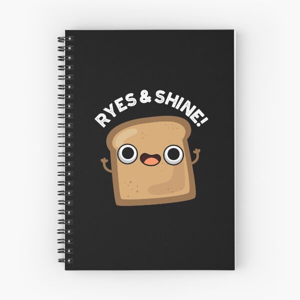 Item preview, Ryes And Shine Funny Bread Puns (Dark BG) designed and sold by punnybone.
