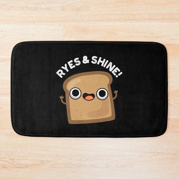 Item preview, Ryes And Shine Funny Bread Puns (Dark BG) designed and sold by punnybone.
