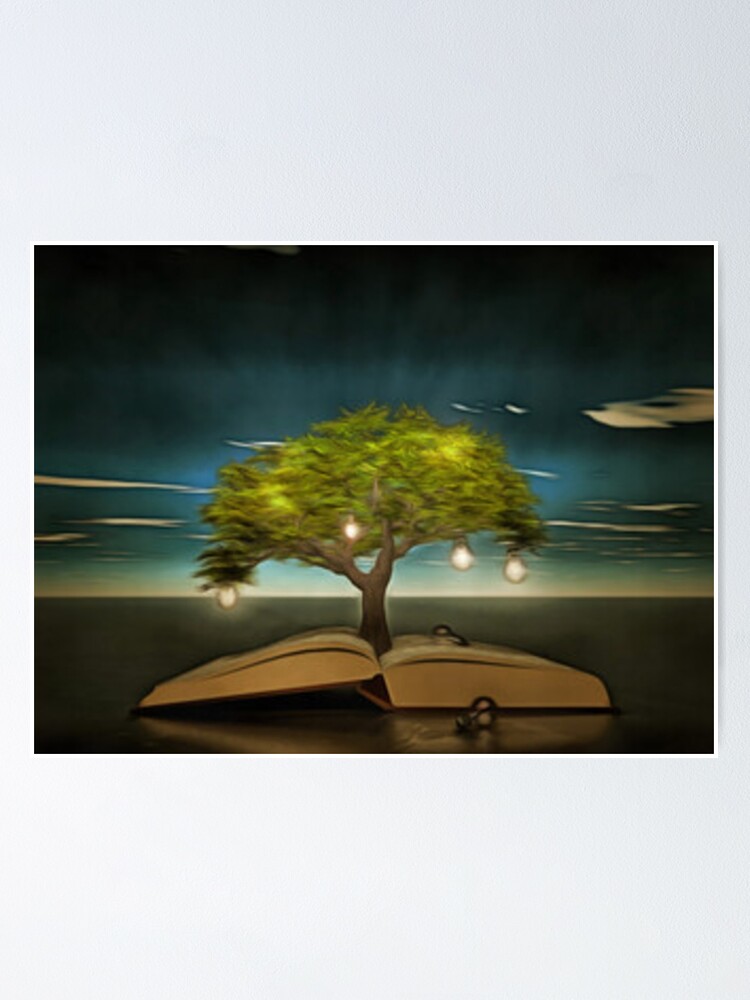 Wise Mystical Tree AI generator Poster for Sale by GraymanShop