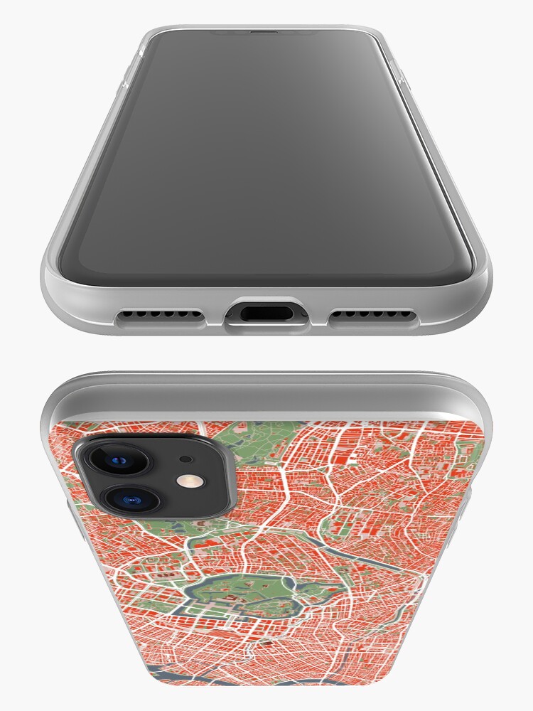 Alternative Ansicht von Tokyo Stadtplan Klassiker iPhone-Hülle & Cover