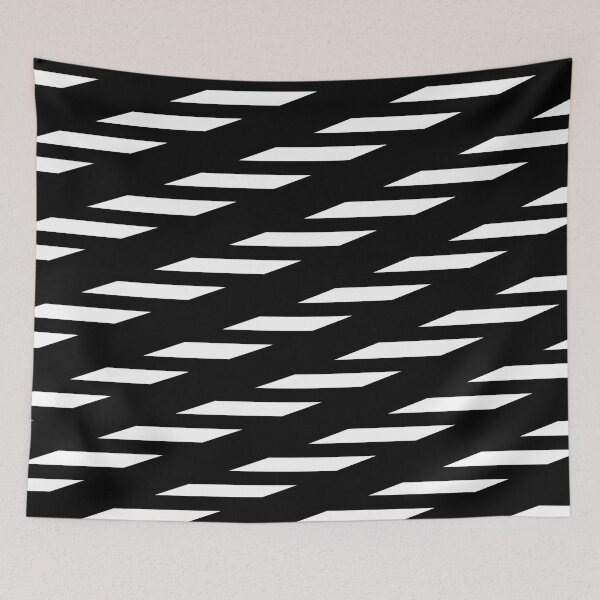 Item preview, Black and white abstract lines designed and sold by calibrit.